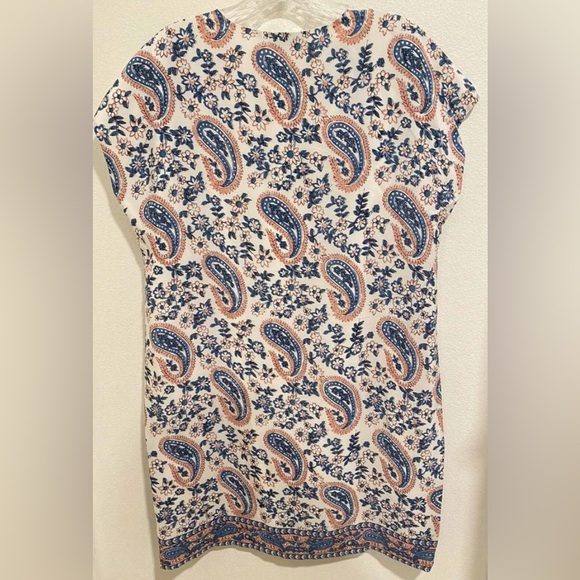 Madewell | Silk Paisley Shift Dress EUC (Size M) - Picture 3 of 3